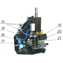 Tam-90 Mini cilindro cilindro pneumático automático máquina de carimbo quente